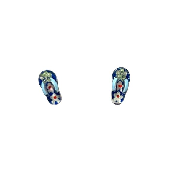 Tropical Fish & Dolphin Dangle Earrings  &‎ Flip Flop Stud Earrings - 3 pair - Picture 3 of 6